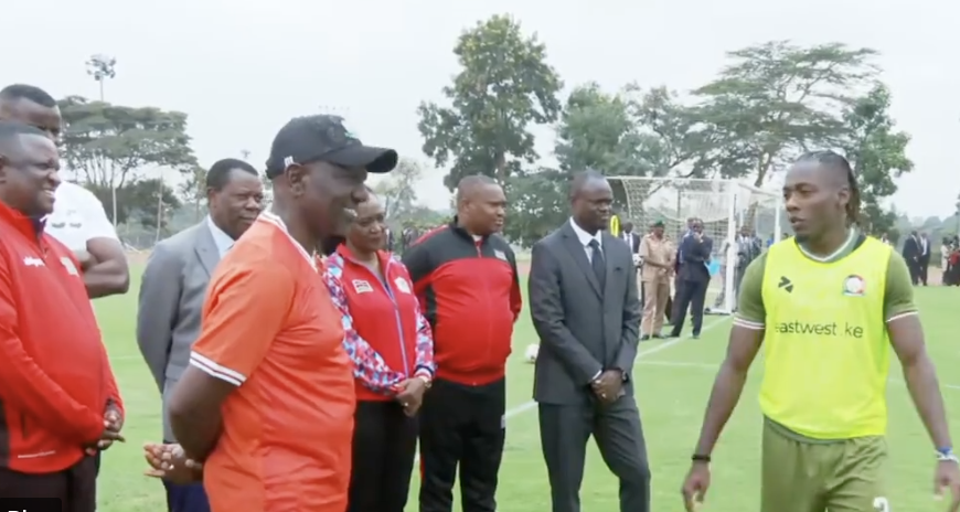 Ruto rallies behind Harambee Stars ahead of historic CHAN tournament
