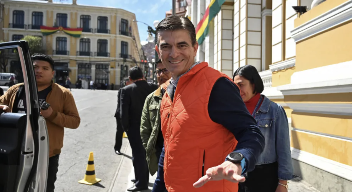 Bolivia set to elect first non-left wing president in two decades
