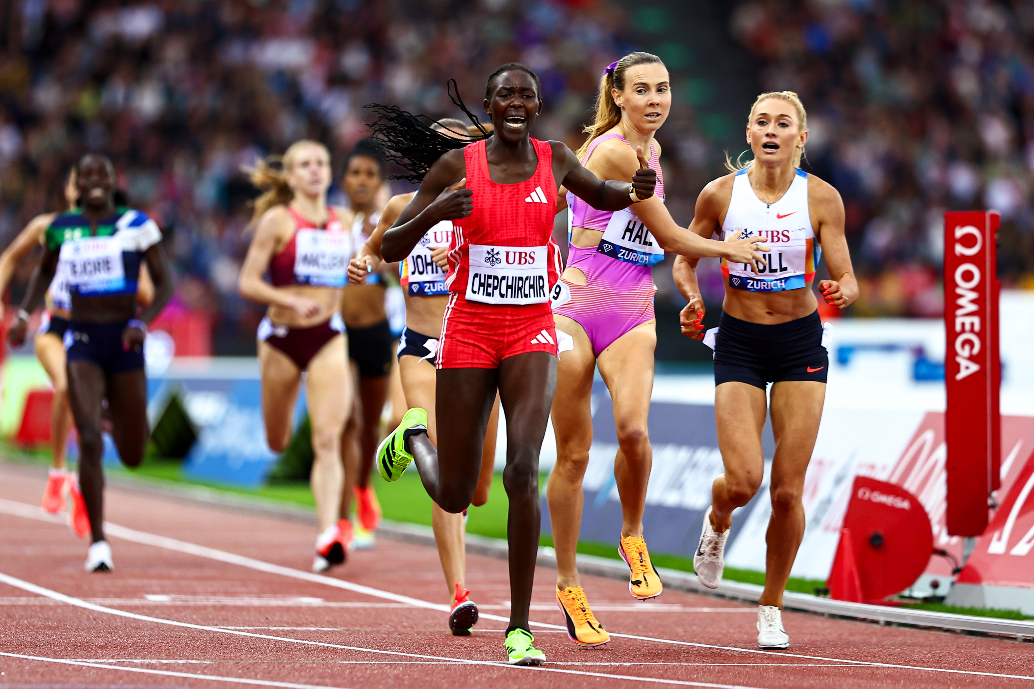 Nelly Chepchirchir at the Zurich Diamond League