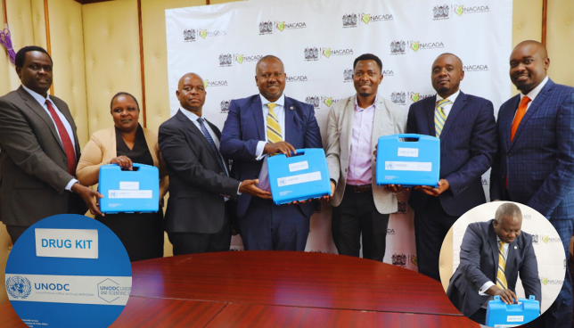 Kenya’s Fight Against Drugs Strengthened as NACADA Receives UNODC Test Kits
