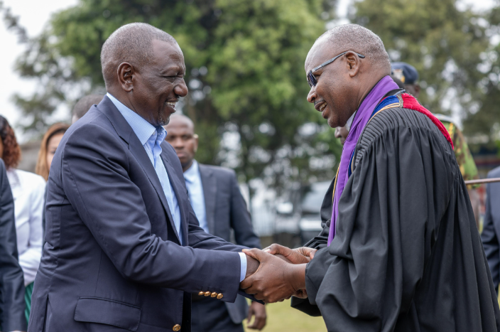 [PHOTOS] Ruto attends Sunday service in Limuru