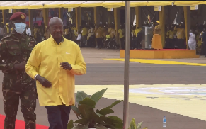 Fit @80: Museveni jogs after NRM speech