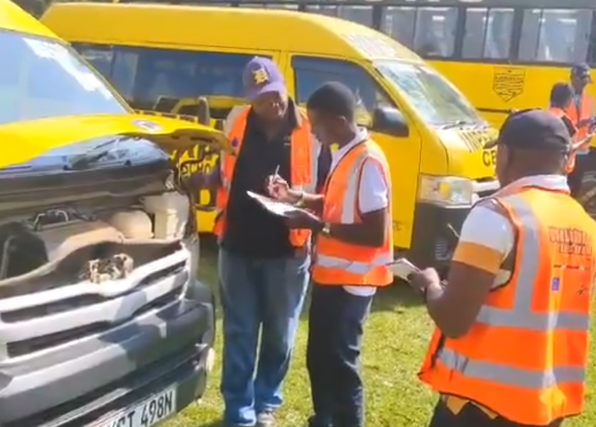 School transport providers in Kisii undergo inspection