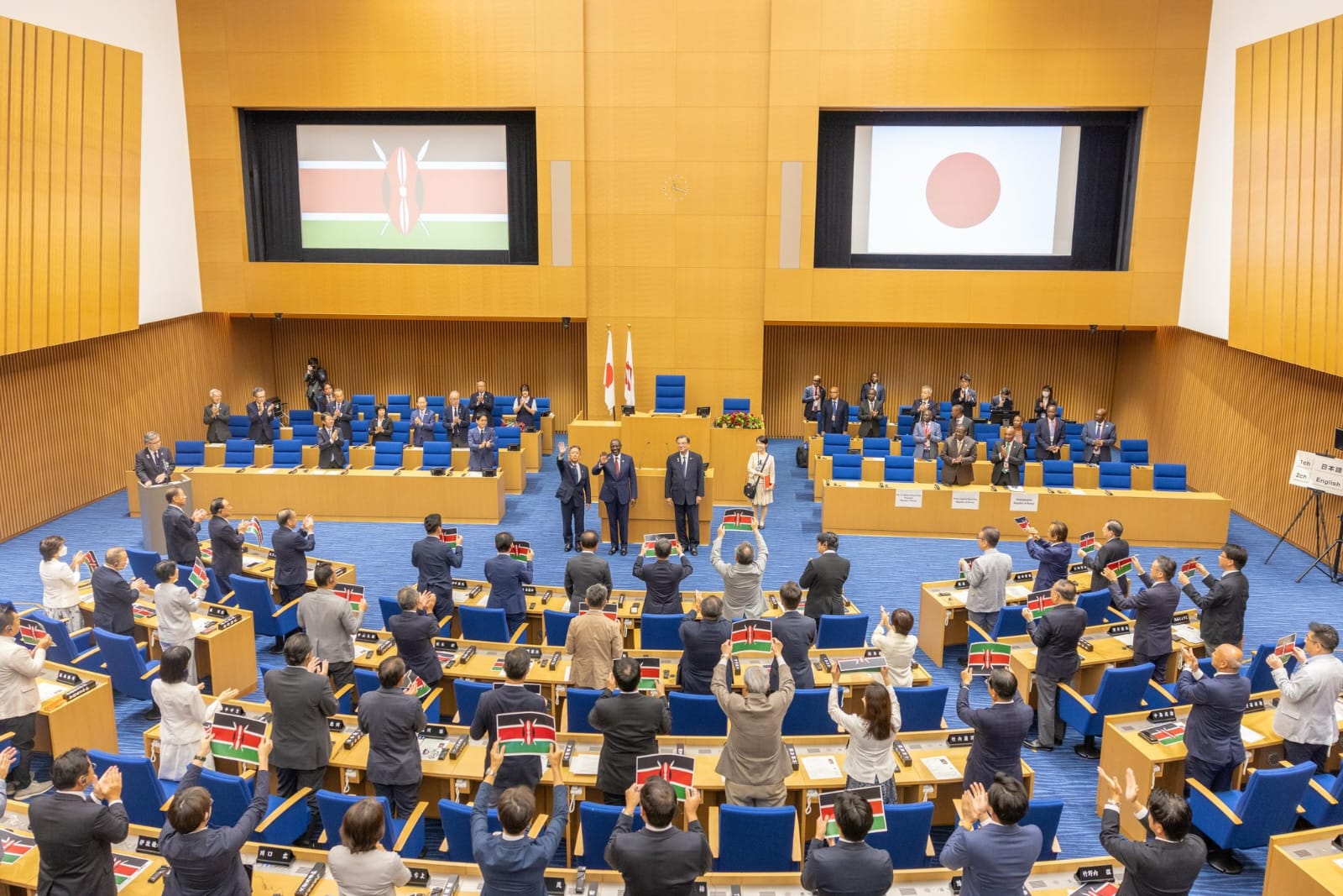 Ruto gets standing ovation in Yokohama, Japan