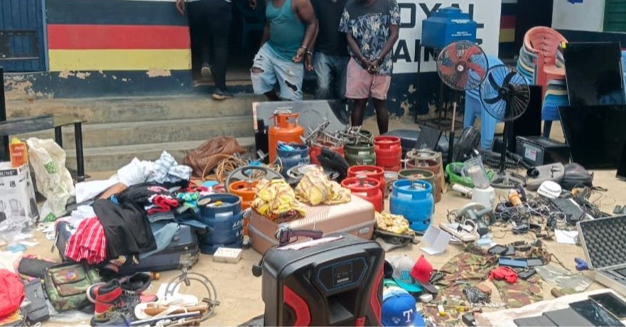 Mtwapa: 3 arrested as cops recover stolen property