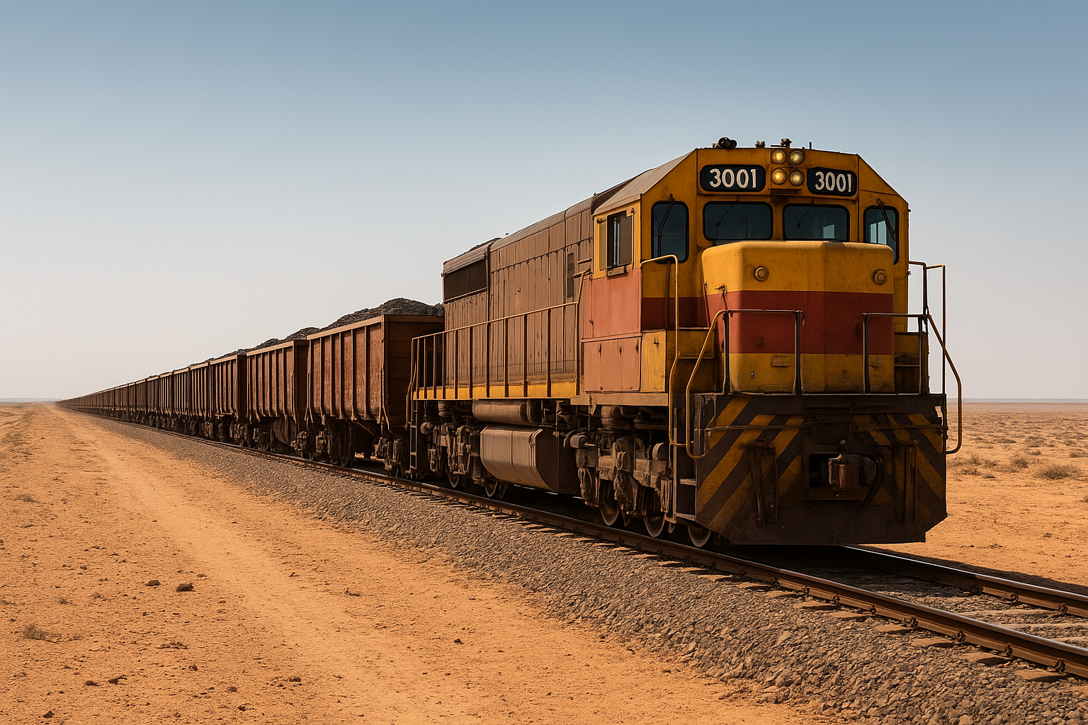EXPLAINER: Inside Africa’s longest train- a 30-minute walk from front to back
