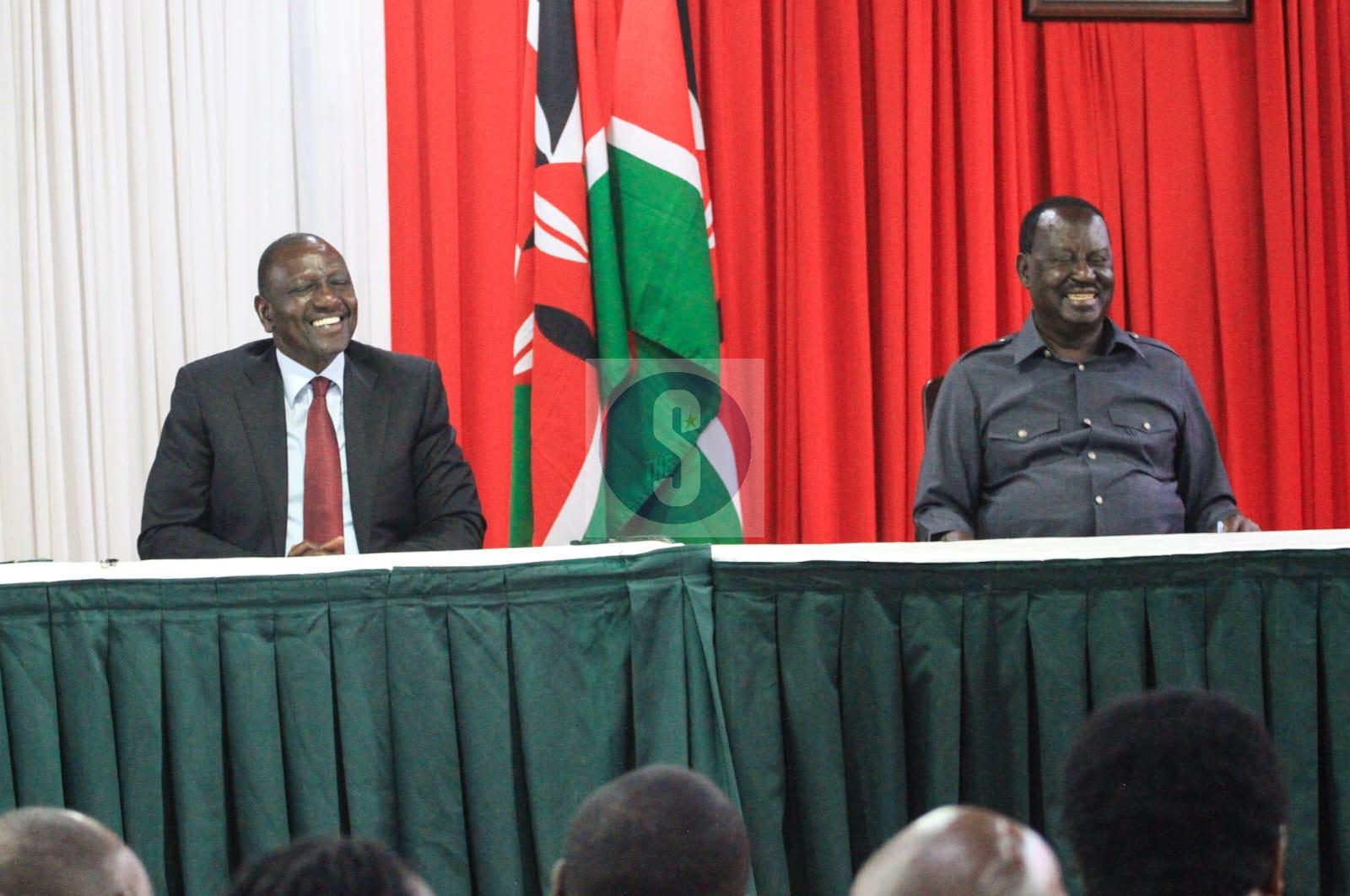Ruto, Raila Nadco team unveils roadmap of activities