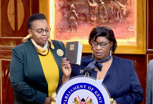 Consolata Wakwabubi sworn to replace Orwoba