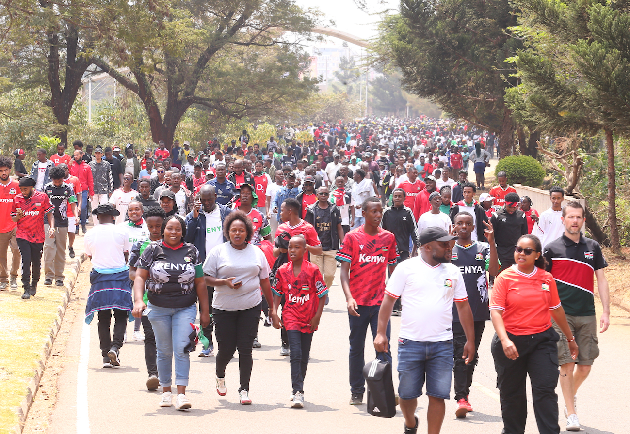 Kenya vs Morocco: Fans fill Kasarani Stadium to the brim