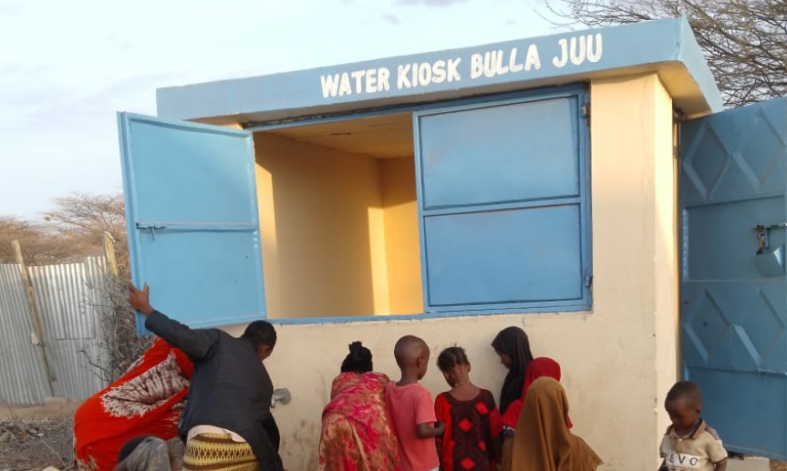 Relief for Modogashe residents as they finally receive piped water after 61 years