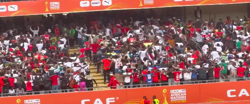 Kenyans celebrate Stars after win over  Morocco