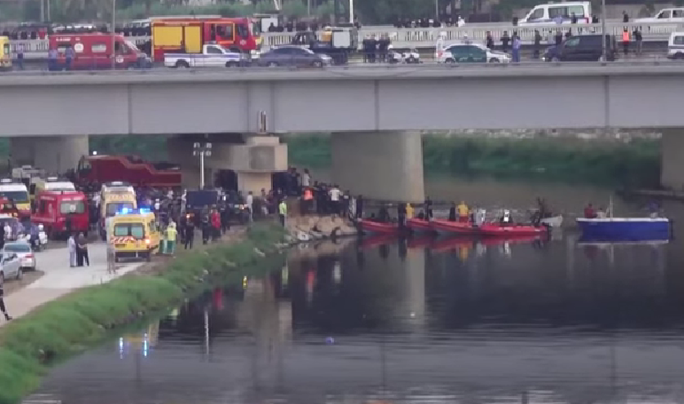 Bus plunges off bridge in Algeria, killing at least 18