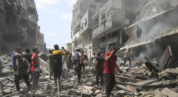 Israel bombards Gaza City as UK and allies demand action