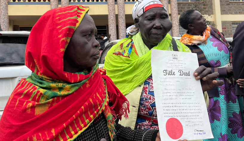 Eldoret Grannies Threaten to Strip Over Alleged Land Grab