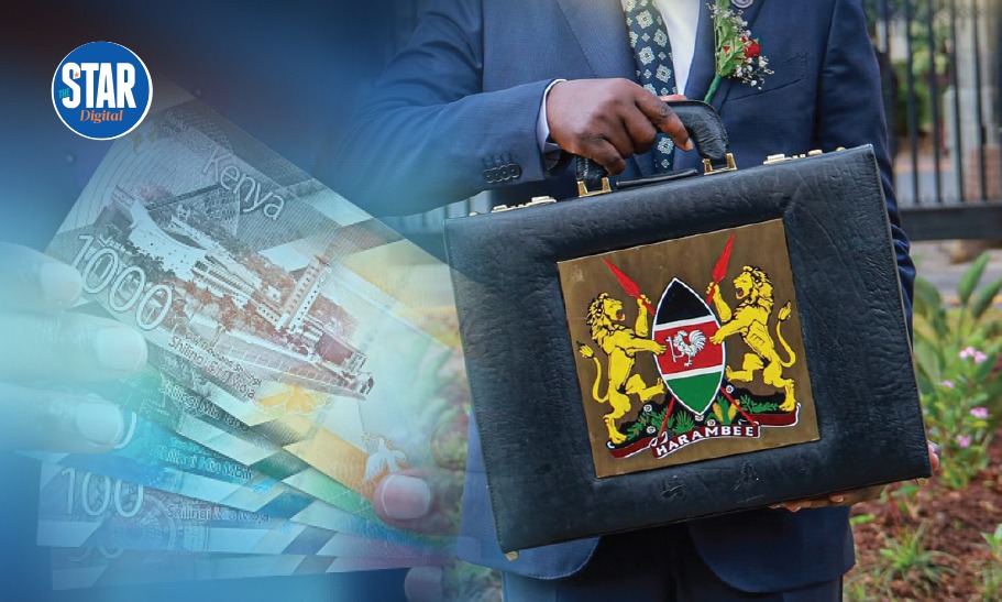 Kenya's expenditure versus revenue [Sh trn]