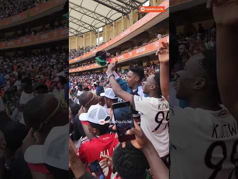 Comedian Eric Omondi At Kasarani Stadium to Witness Harambee Stars Vs Zambia Match