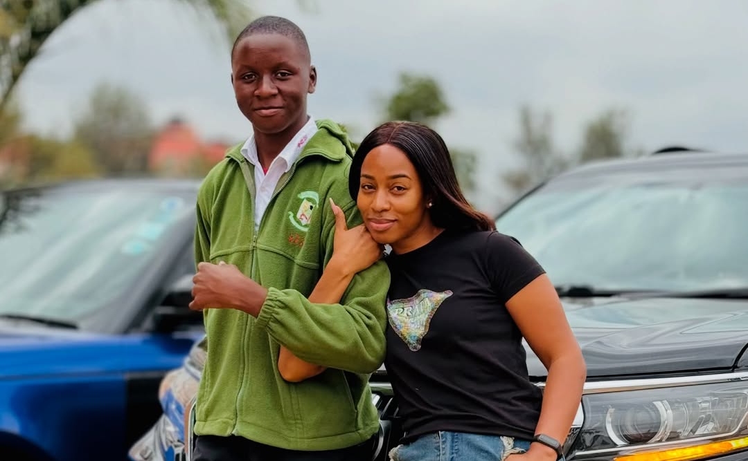 Diana Marua Gifts Son Morgan Bahati Wads of Cash