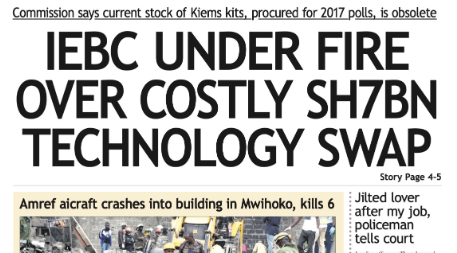 Briefs: IEBC under fire over costly Sh7bn technology