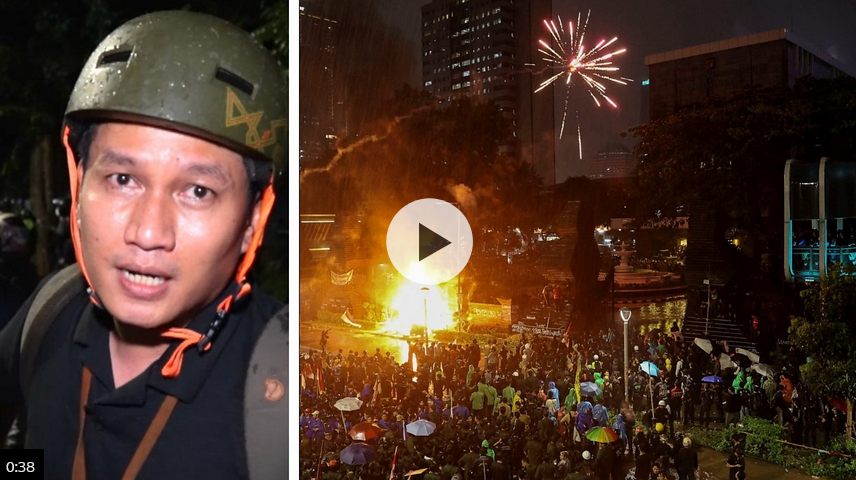 Three dead after protests over death of taxi driver in Indonesia