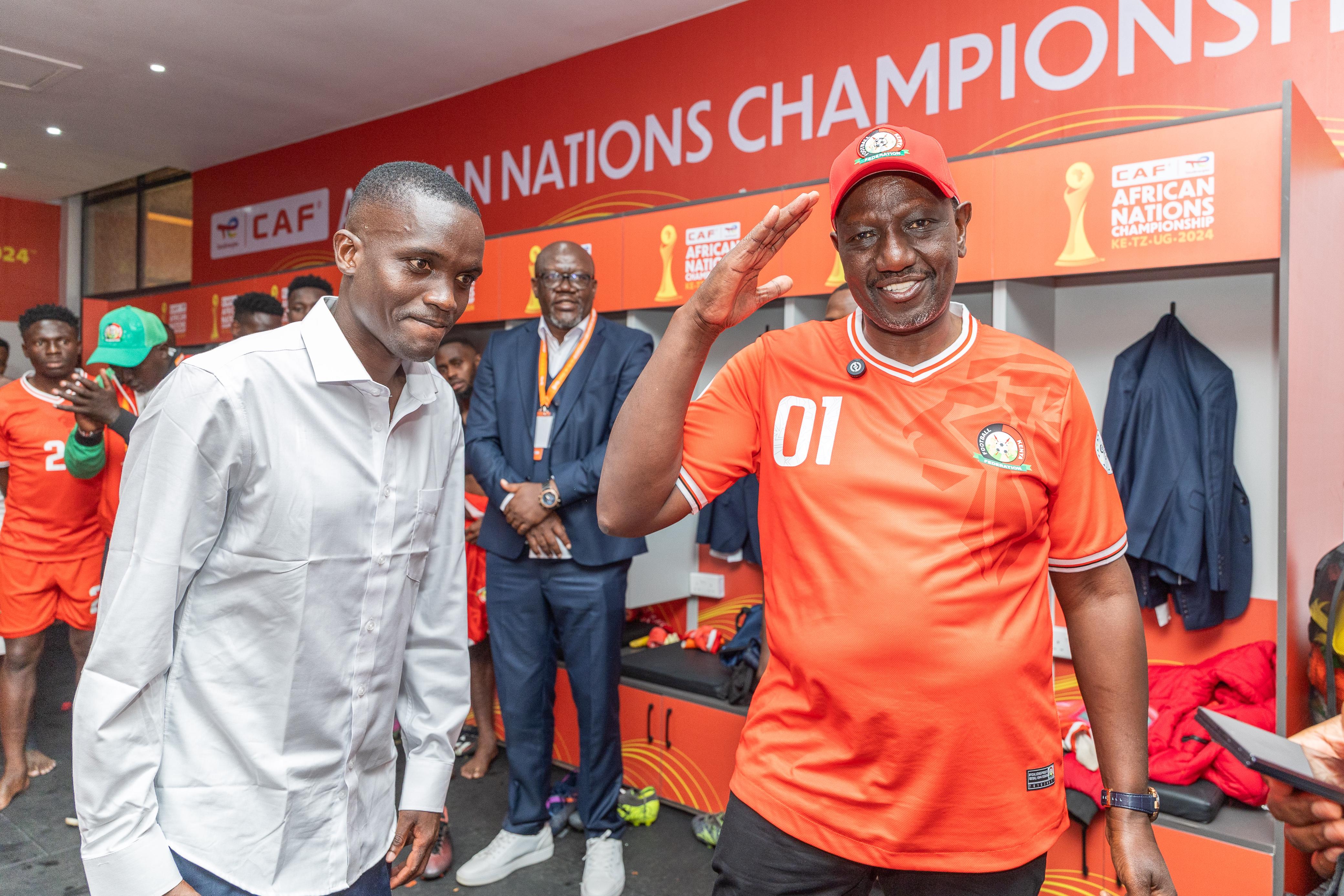 Leaders, Kenyans celebrate after Stars defeat DRC