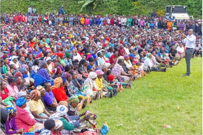 Githunguri residents rally for farm inputs