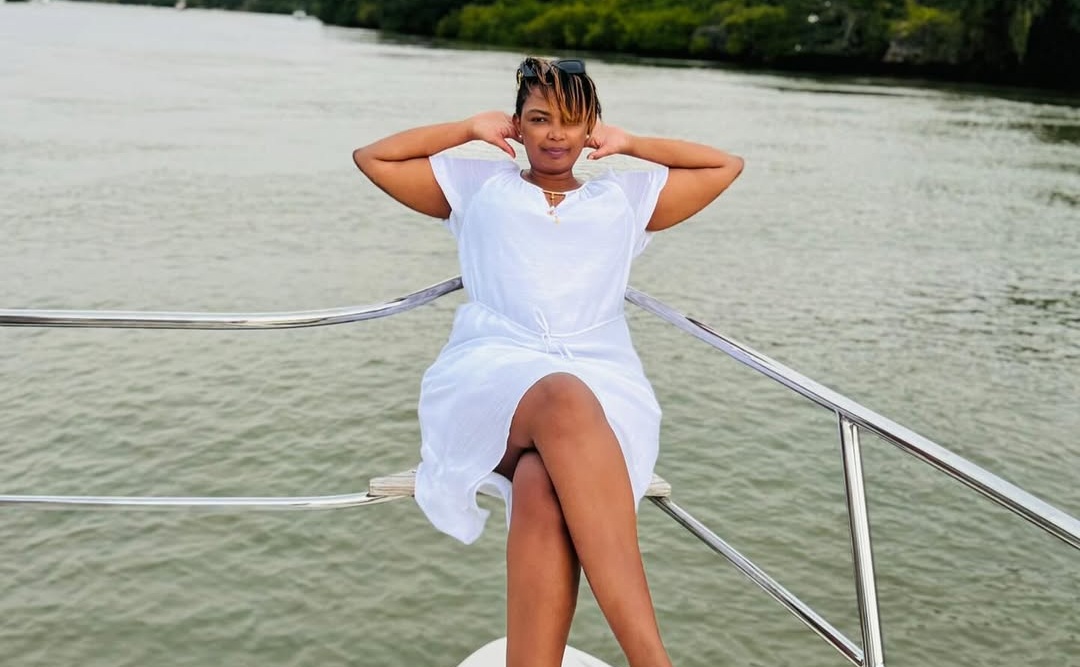 Karen Nyamu Stuns at Sabina Chege’s Yacht Birthday Party