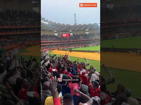 Fans Burst into Jubilation After Harambee Stars Scored Against Zambia | Kasarani Stadium Happy