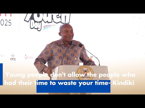 Young people don't allow the people who had their time to waste your time by inciting you - Kindiki