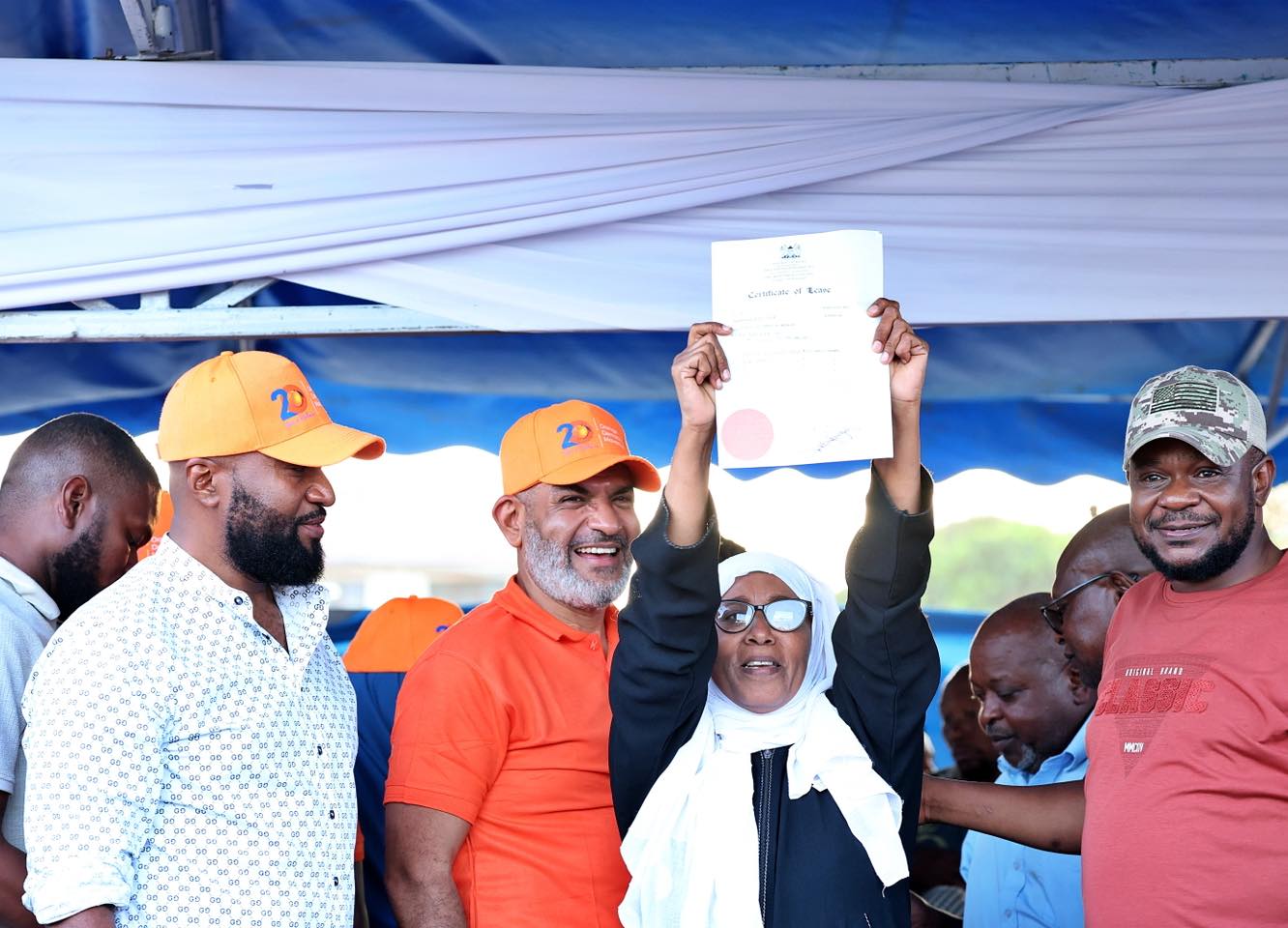 Mombasa MP, locals issued title deeds in county drive