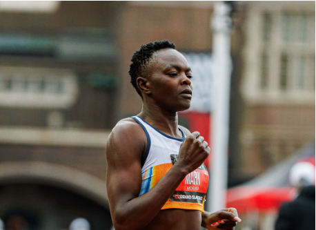 Moraa roars ahead of Tokyo title defence