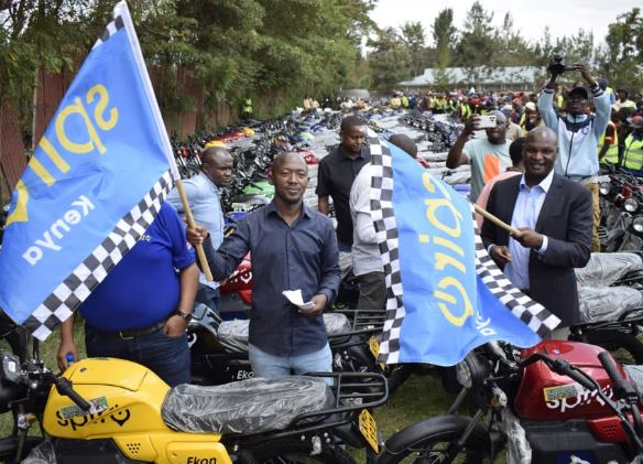 Hundreds empowered in Mwala as electric motorcycle programme launches