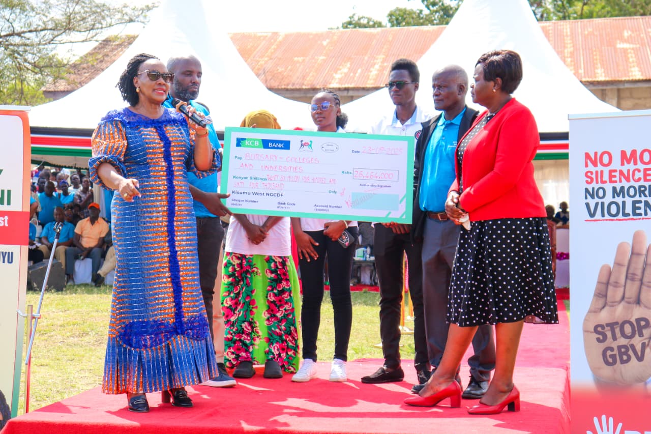 Over 2,600 Kisumu West students get Sh26m bursary