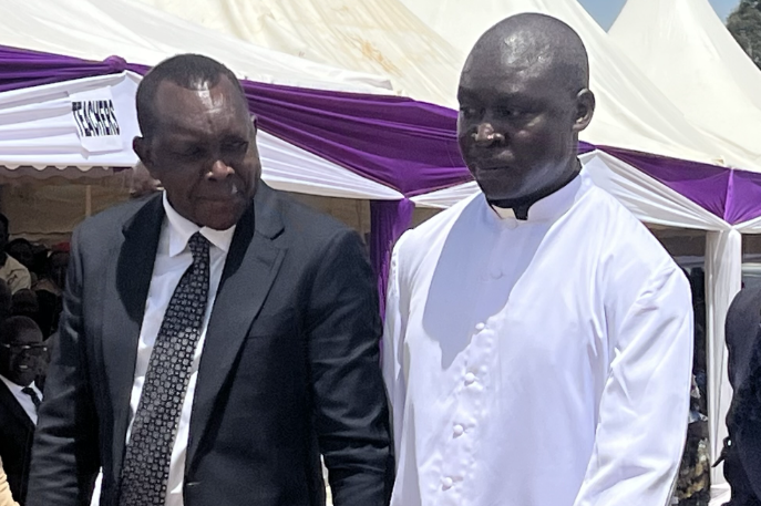 Sudi apologises to priest after clash at aunt's burial