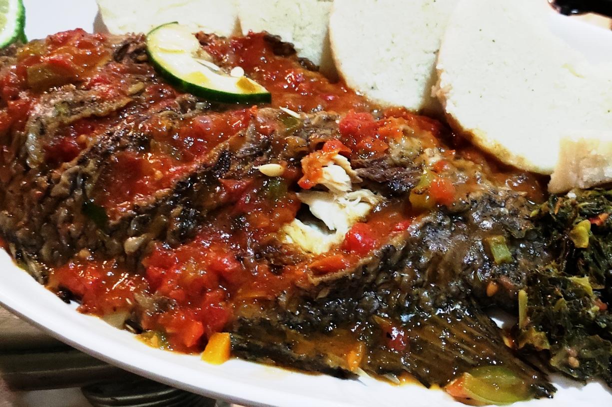 COOKING WITH KARZ: Fish ugali and sukuma wiki
