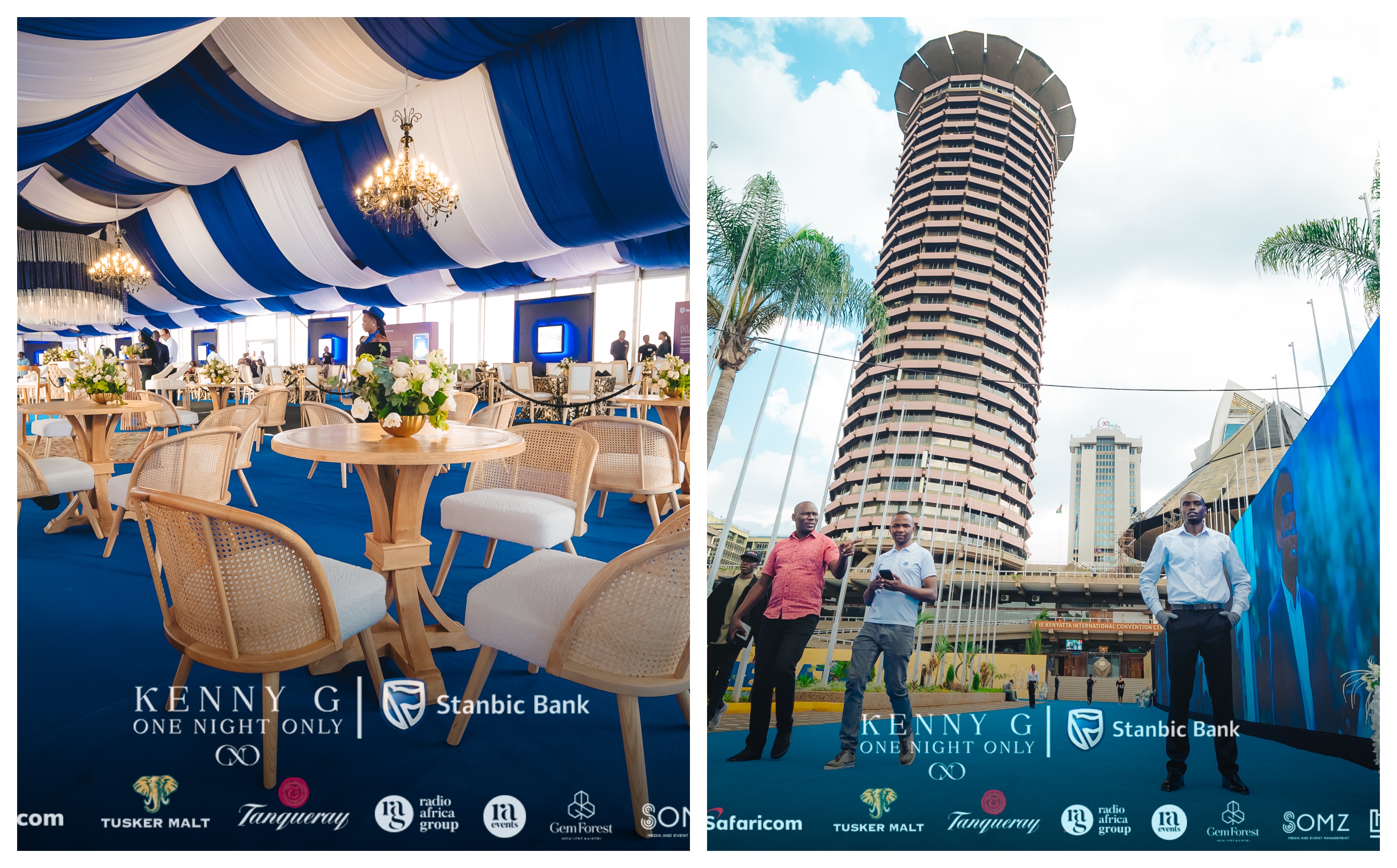 Why the Color Blue Was Central to Kenny G’s Nairobi Show