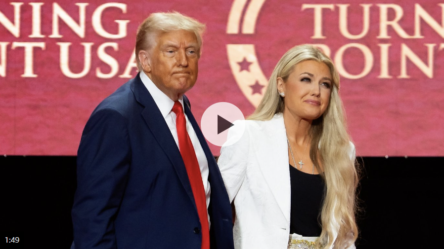 Trump hails Charlie Kirk as 'martyr' as thousands fill memorial service