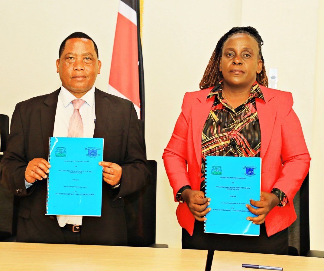 Kitui inks deal with Tiva school to get lands for Utalii College campus