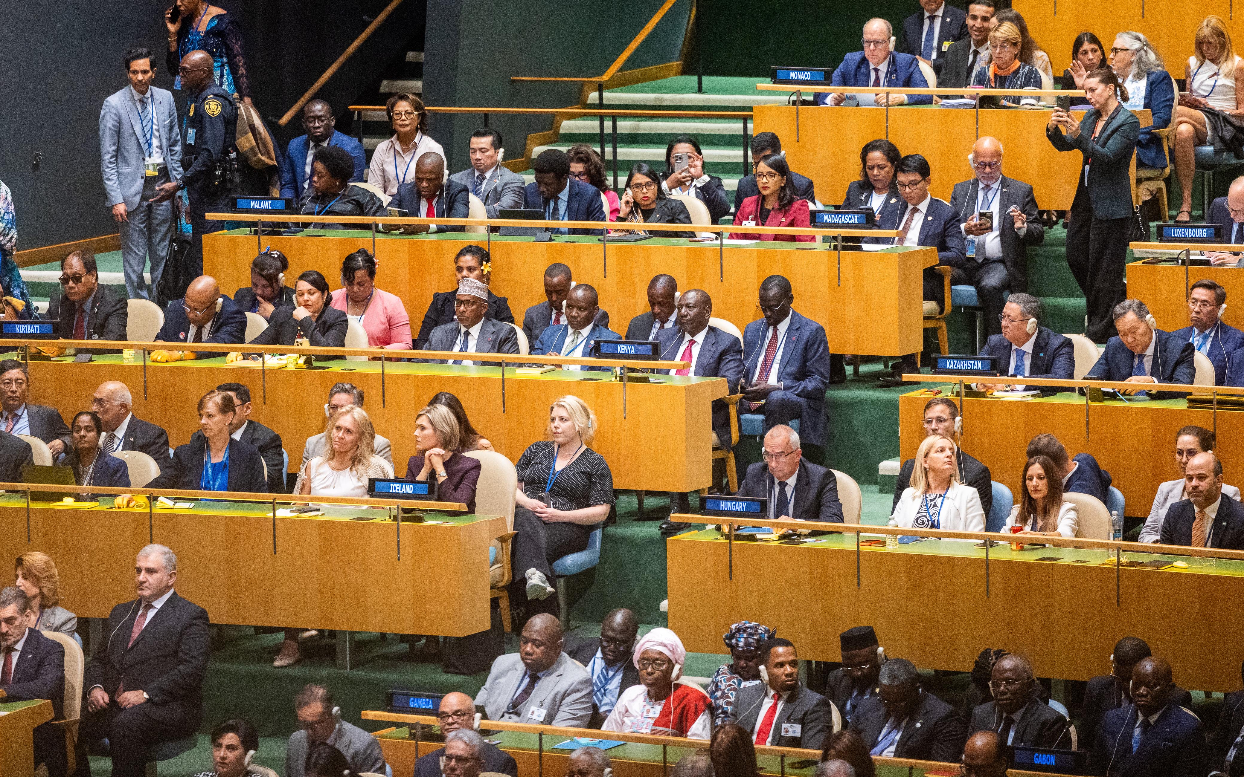 [PHOTOS] Ruto attends opening Session of UNGA summit in New York