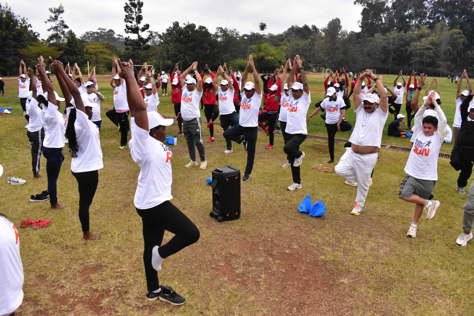 [PHOTOS] Viksit Bharat Run unites over 250 participants