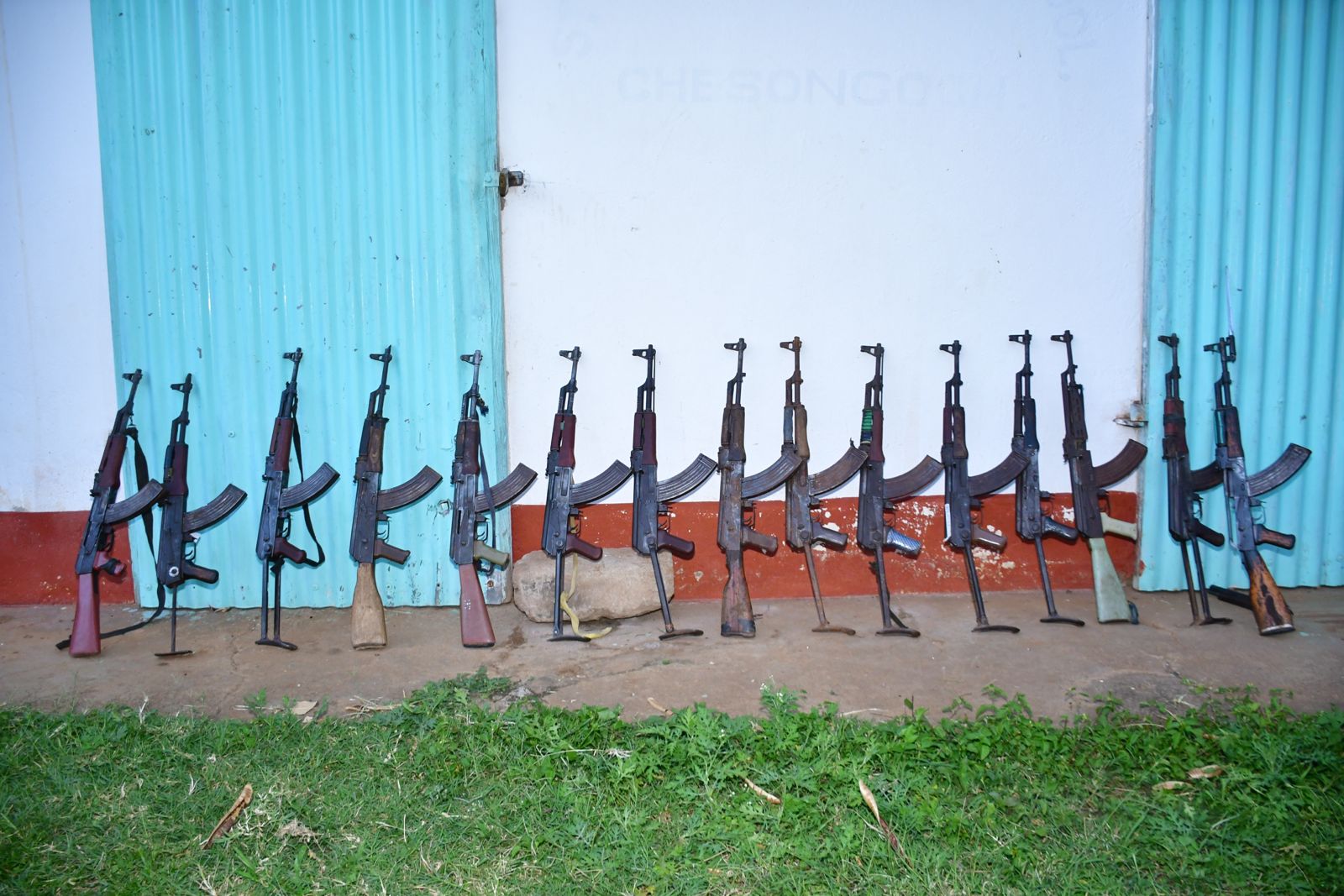 232 assorted guns, 1,595 bullets surrendered in Elgeyo Marakwet