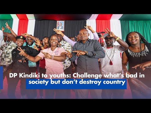 DP Kindiki to youths  Challenge what’s bad in society but don’t destroy country
