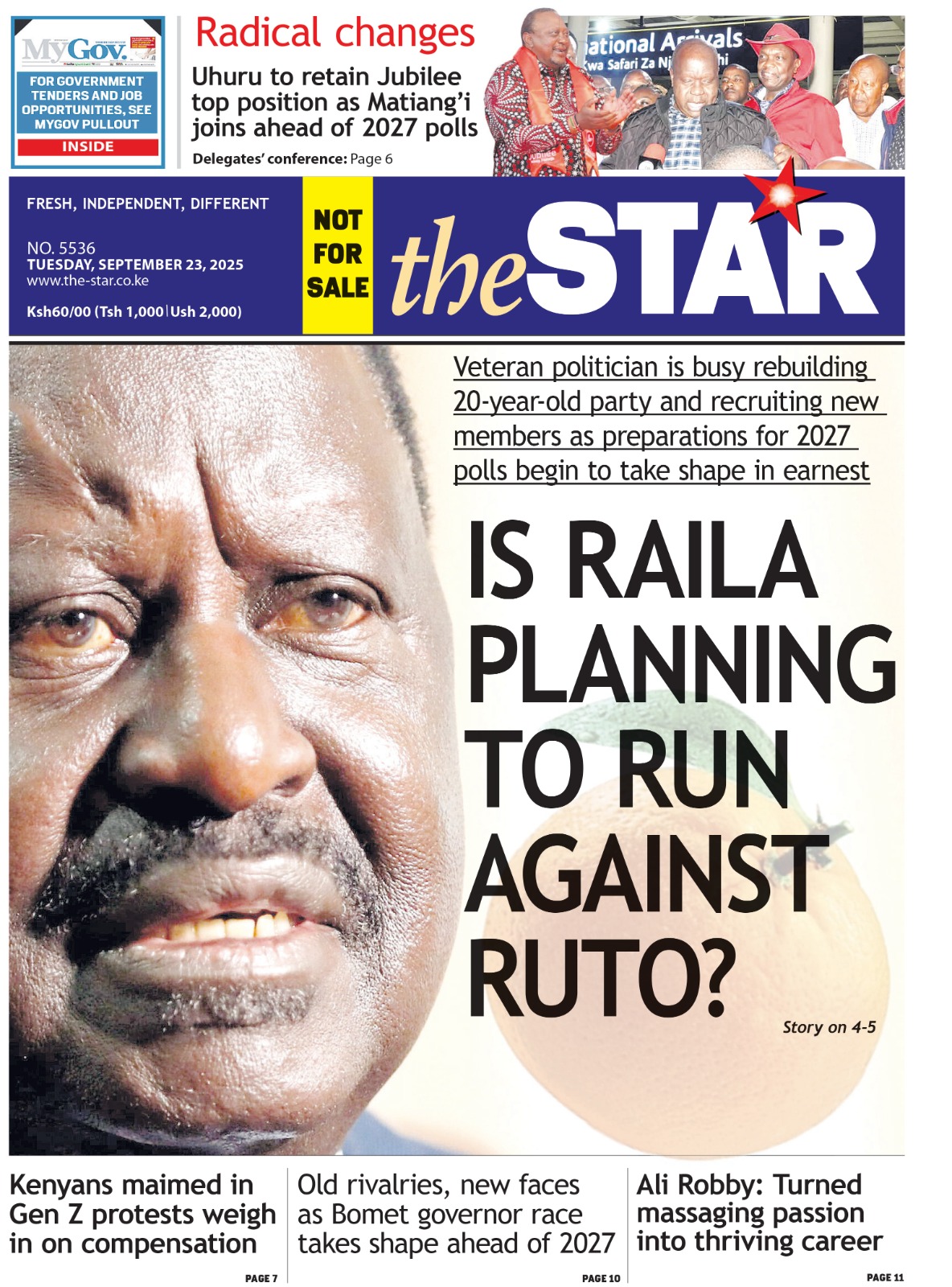 Briefs: Is Raila planning to run against Ruto?