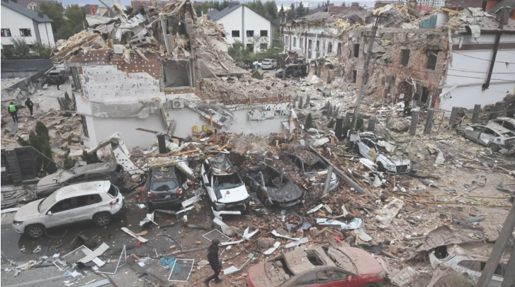 Kyiv hit by 'massive' Russian attack, mayor says