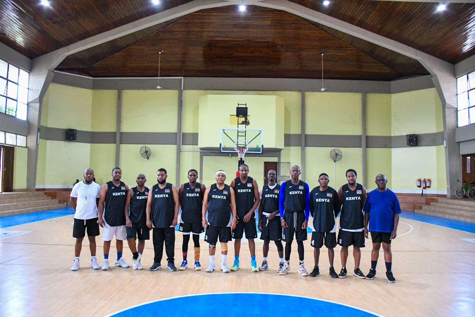 Bunge basketball team at the Makande KPA Sports Ground in Mombasa / BRIAN OTIENO