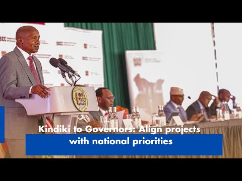 Kindiki to Governors  Align your projects with national government priorities