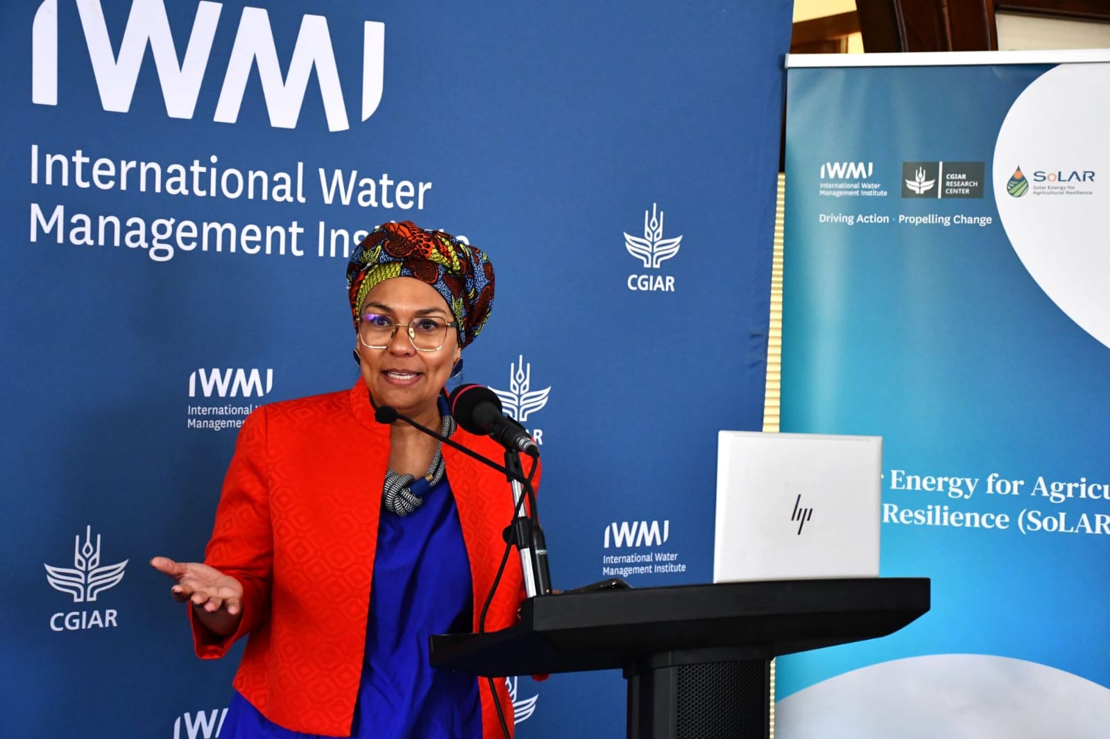 IWMI launches solar project to boost agricultural resilience