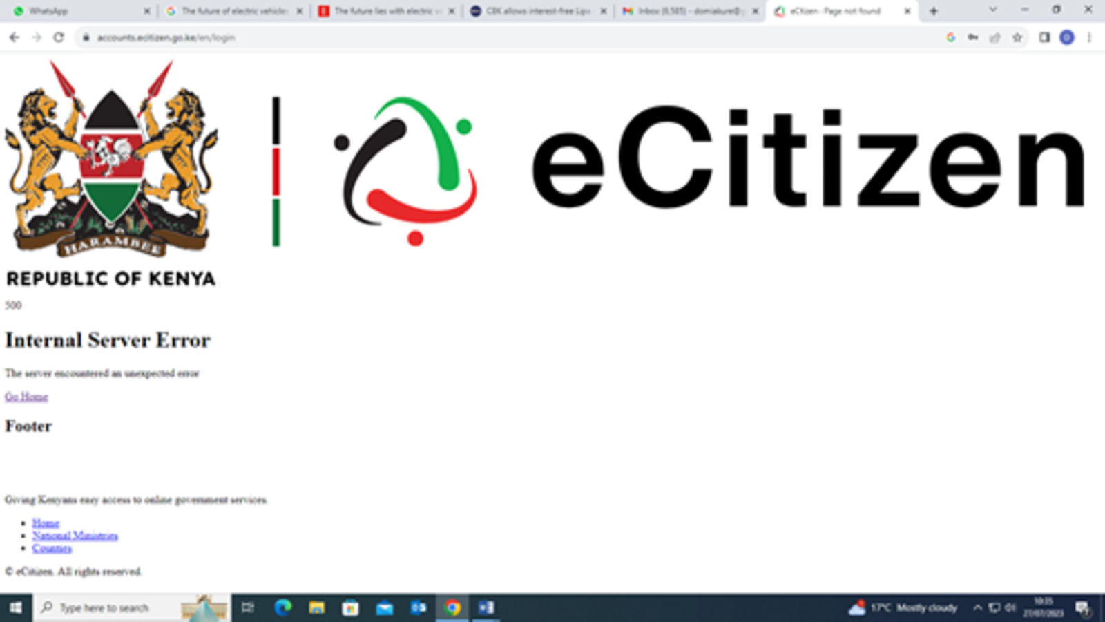 KRA portal under eCitizen experience outage for over 30 hours stalling business payments