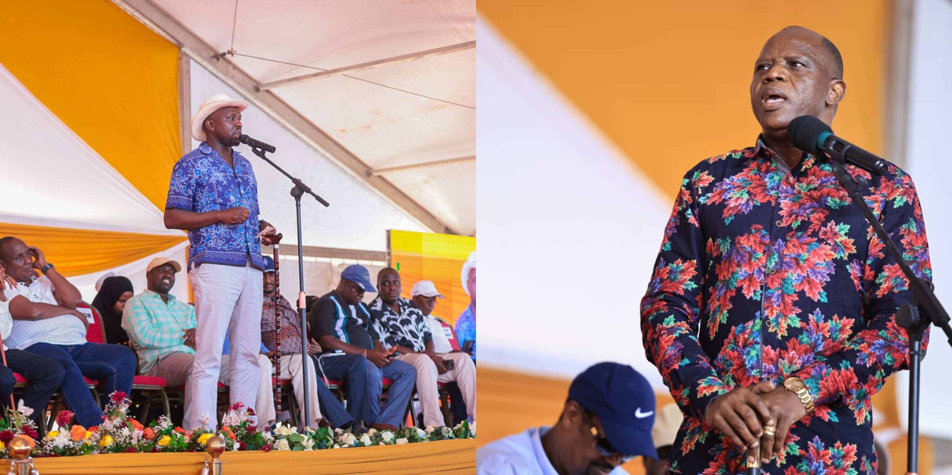 Murkomen, Governor Godhana clash in Tana River