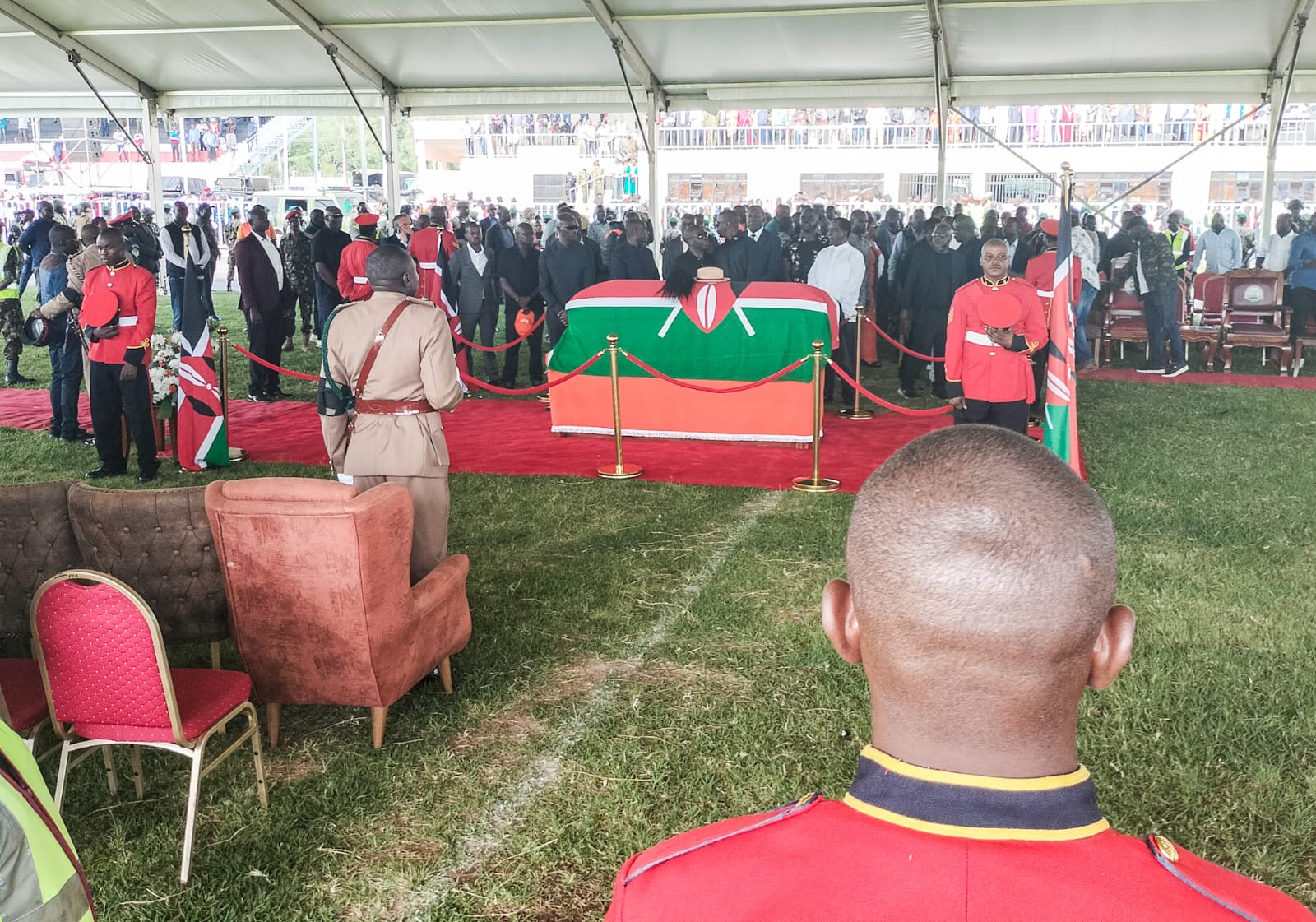 Strict Rules in Kisumu: No Phones Allowed Near Raila’s Casket