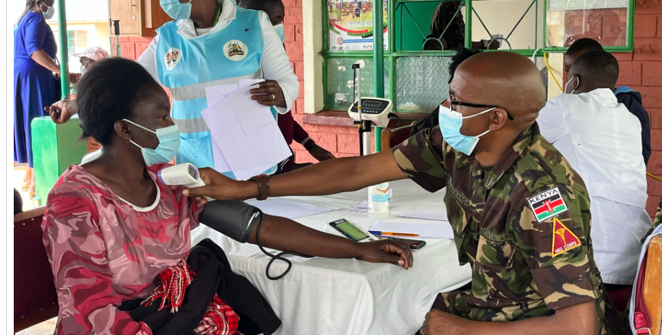 Over 2,000 attend free KDF medical camp in Uasin Gishu